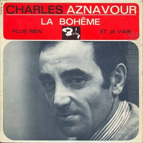 Charles Aznavour - La Bohème